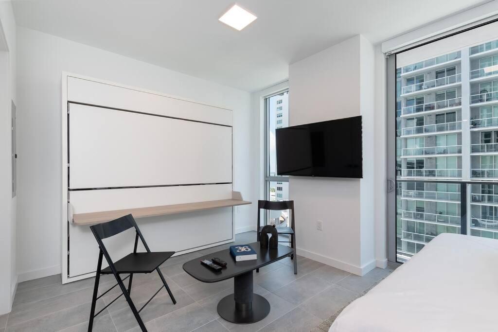 Stylish Modern Downtown Studio Free Parking Leilighet Miami Eksteriør bilde